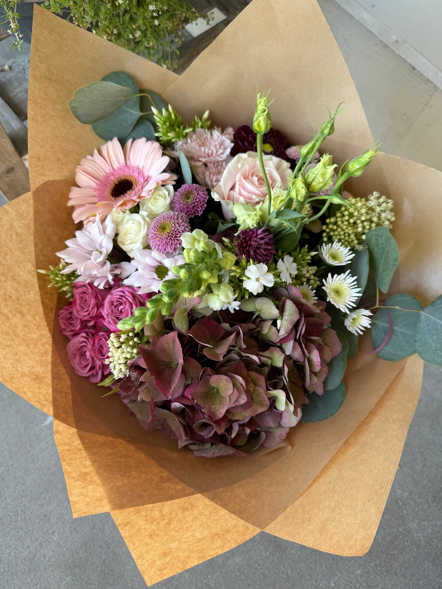 Antique Pastel Paper Bouquet